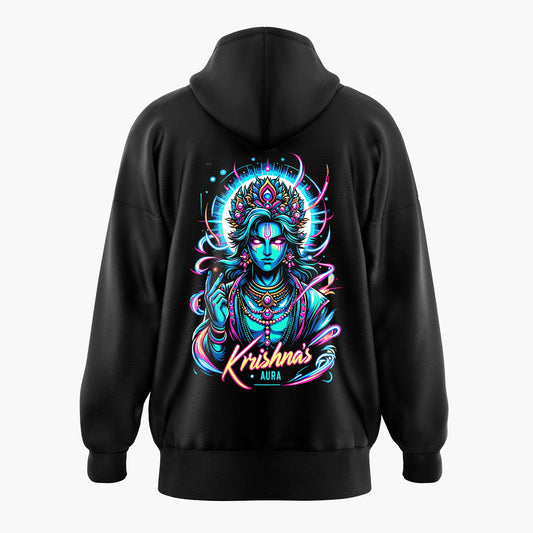 Lord Krishna's Aura Warrior Oversized Hoodie