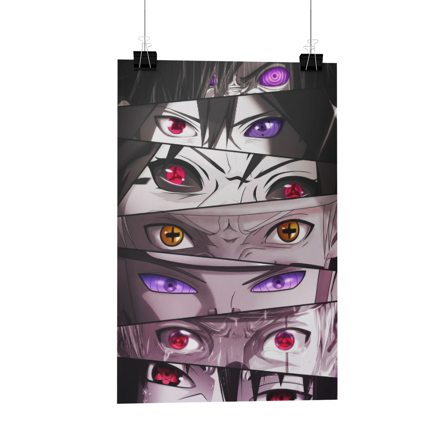 Naruto Shippuden legendary rasengan Eyes Metal Poster