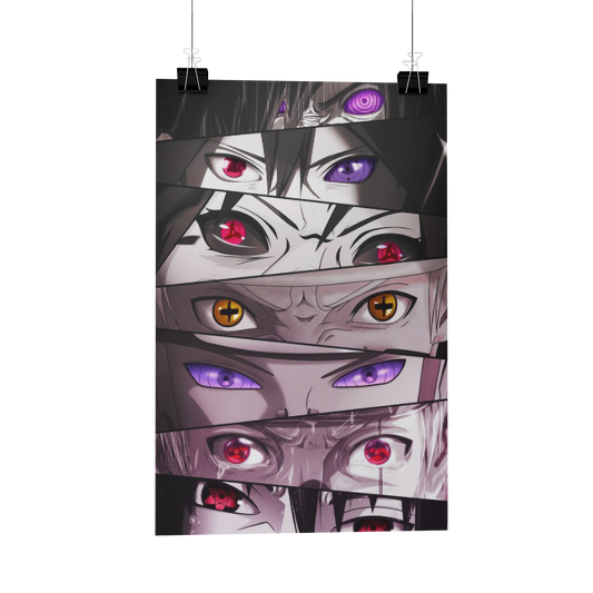 Naruto Shippuden legendary rasengan Eyes Metal Poster