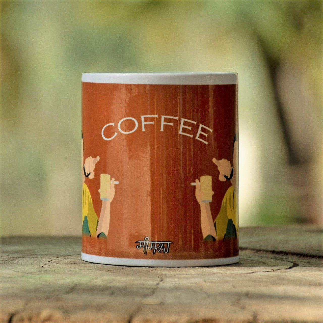 Rick dalton coffee cup mug brown Leonardo di caprio meme point pointing finger