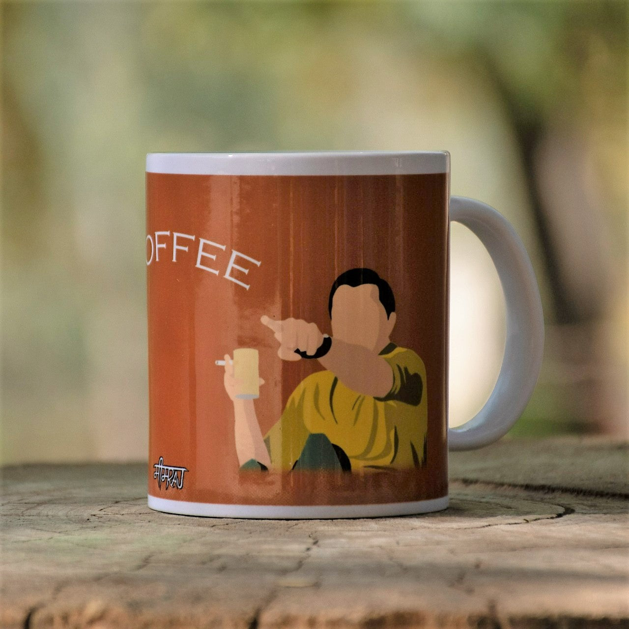 Rick dalton coffee cup mug brown Leonardo di caprio meme point pointing finger