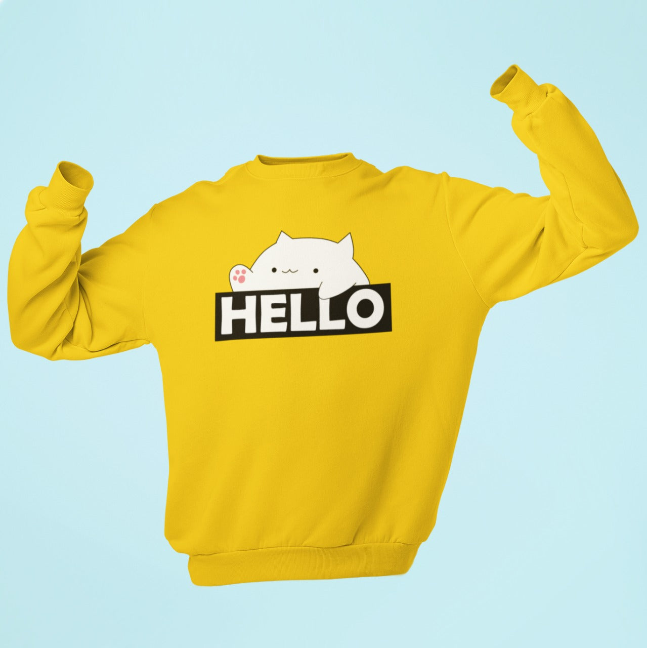 Bongo orders cat sweatshirt