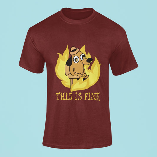 This Is Fine T-shirt