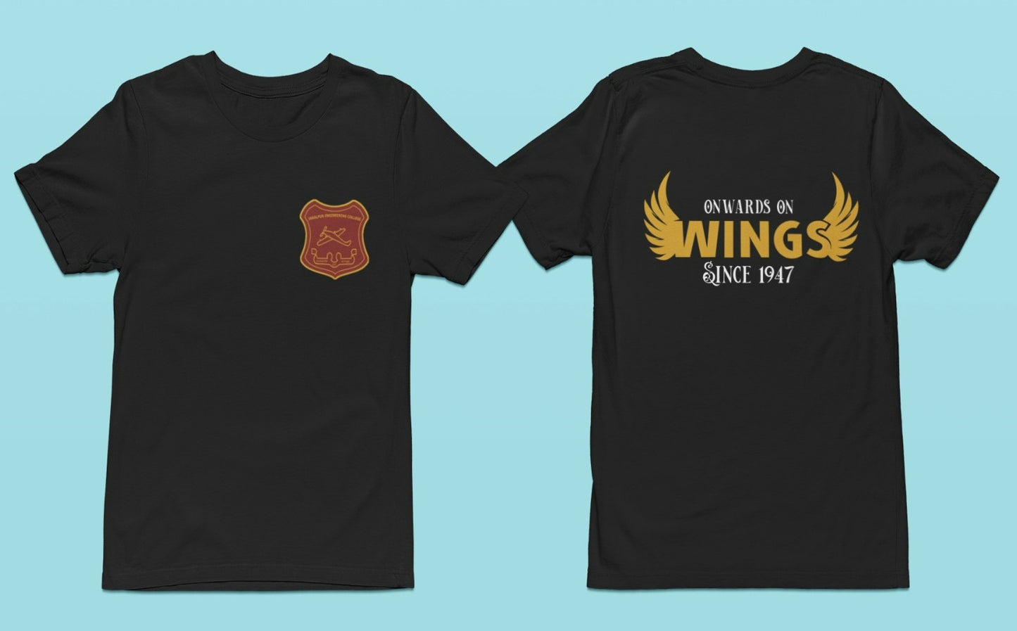 JEC Onwards on wings tshirt