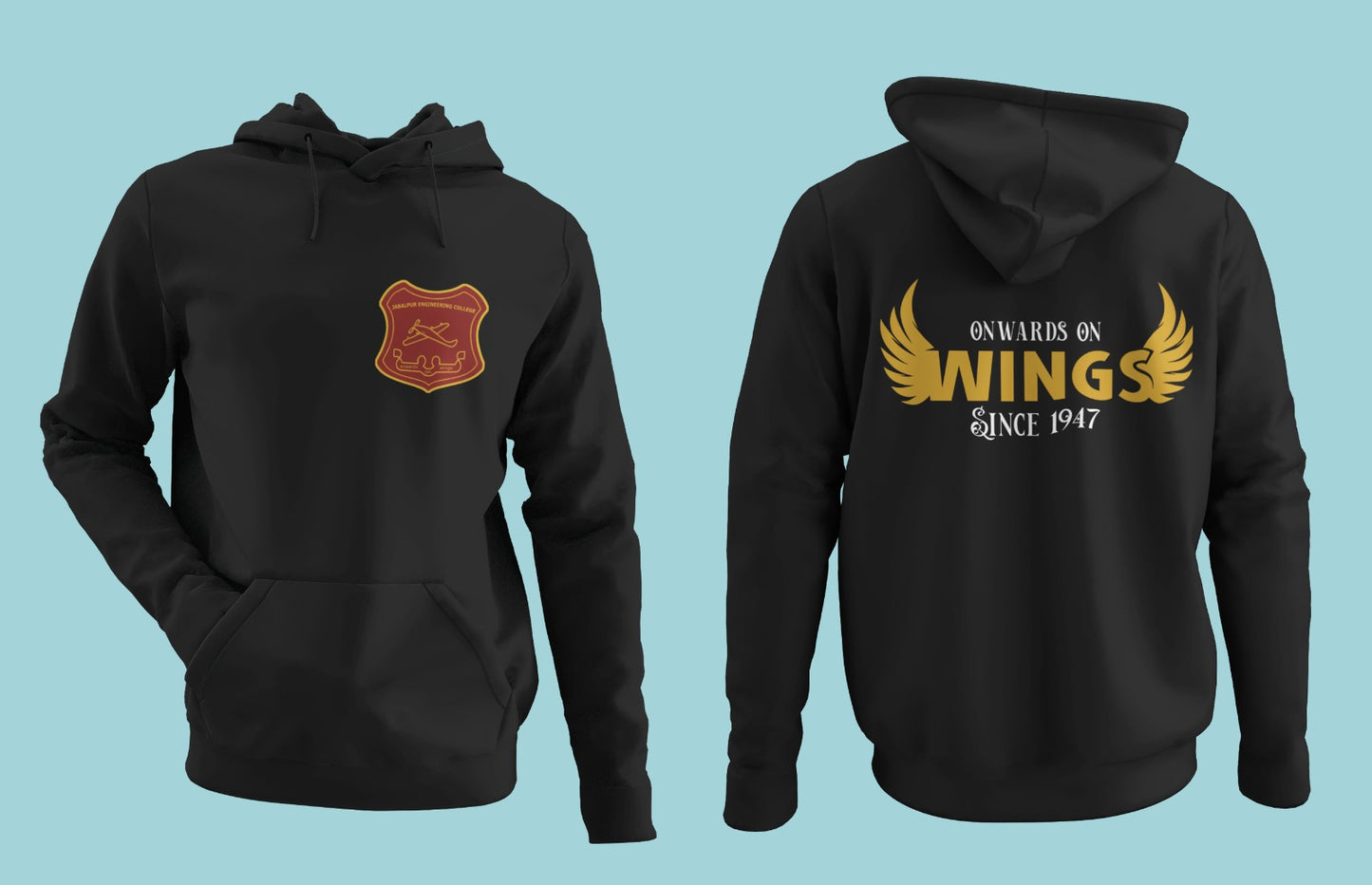 JEC Onwards on Wings Hoodie