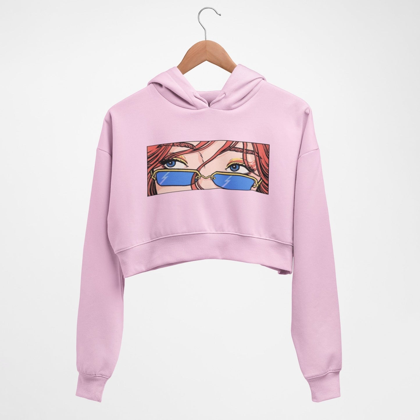 Side glance Crop hoodie