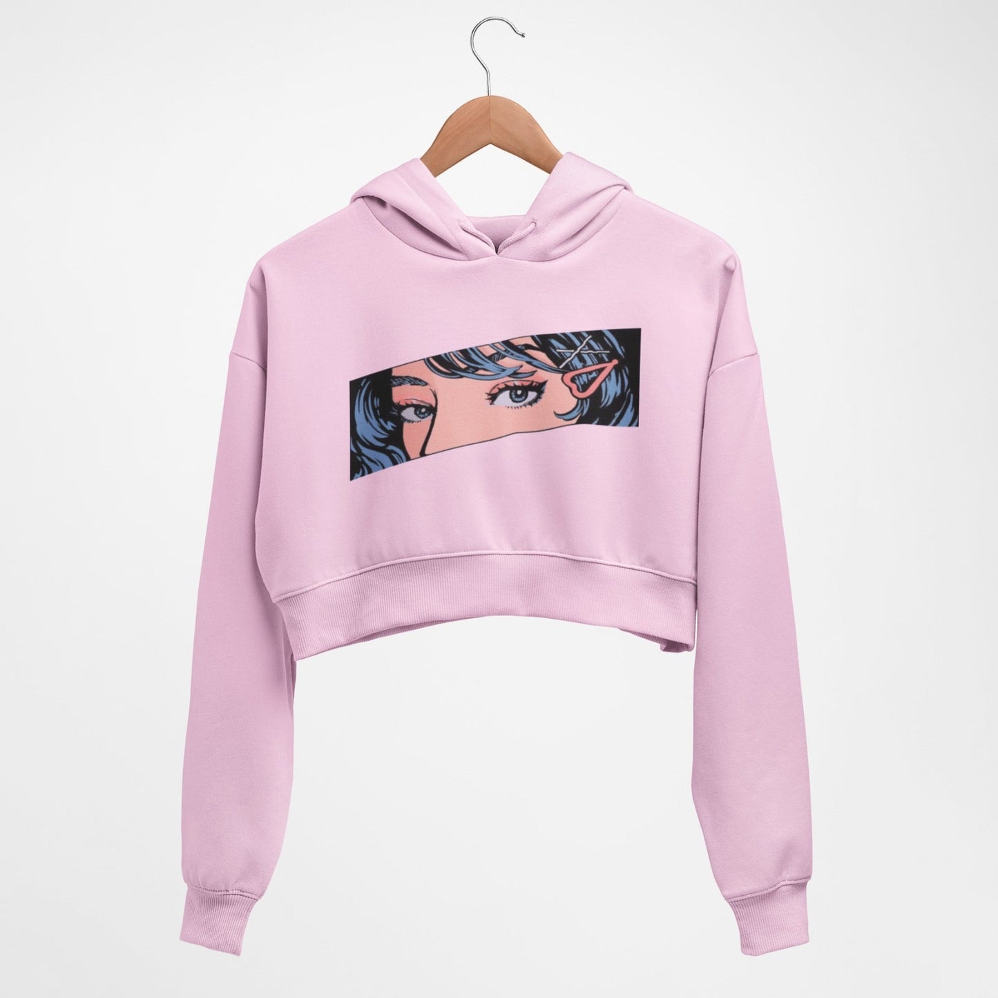 Judging pixie Eye Crop hoodie