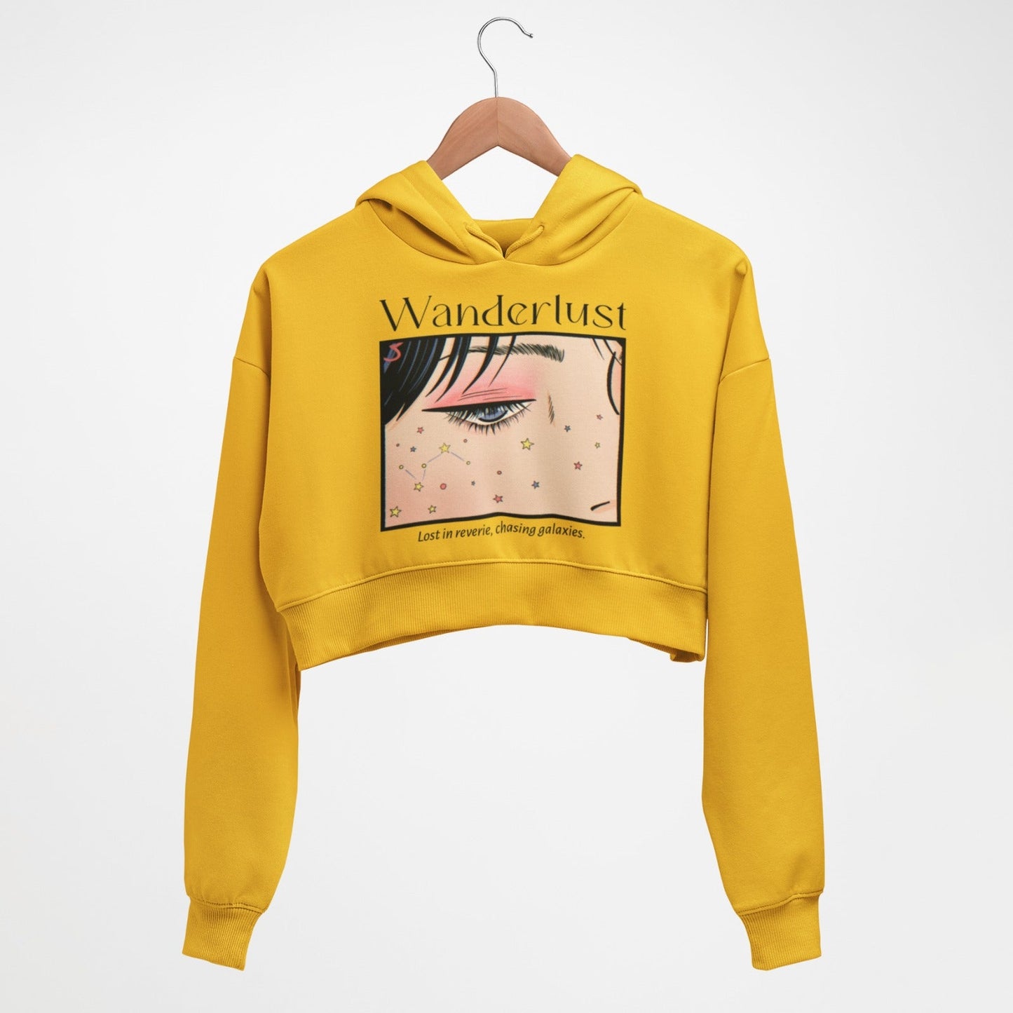 Wanderlust Eye Crop Hoodie