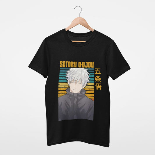 Serene Satoru Gojou Black Jujutsu Kaisen T-shirt