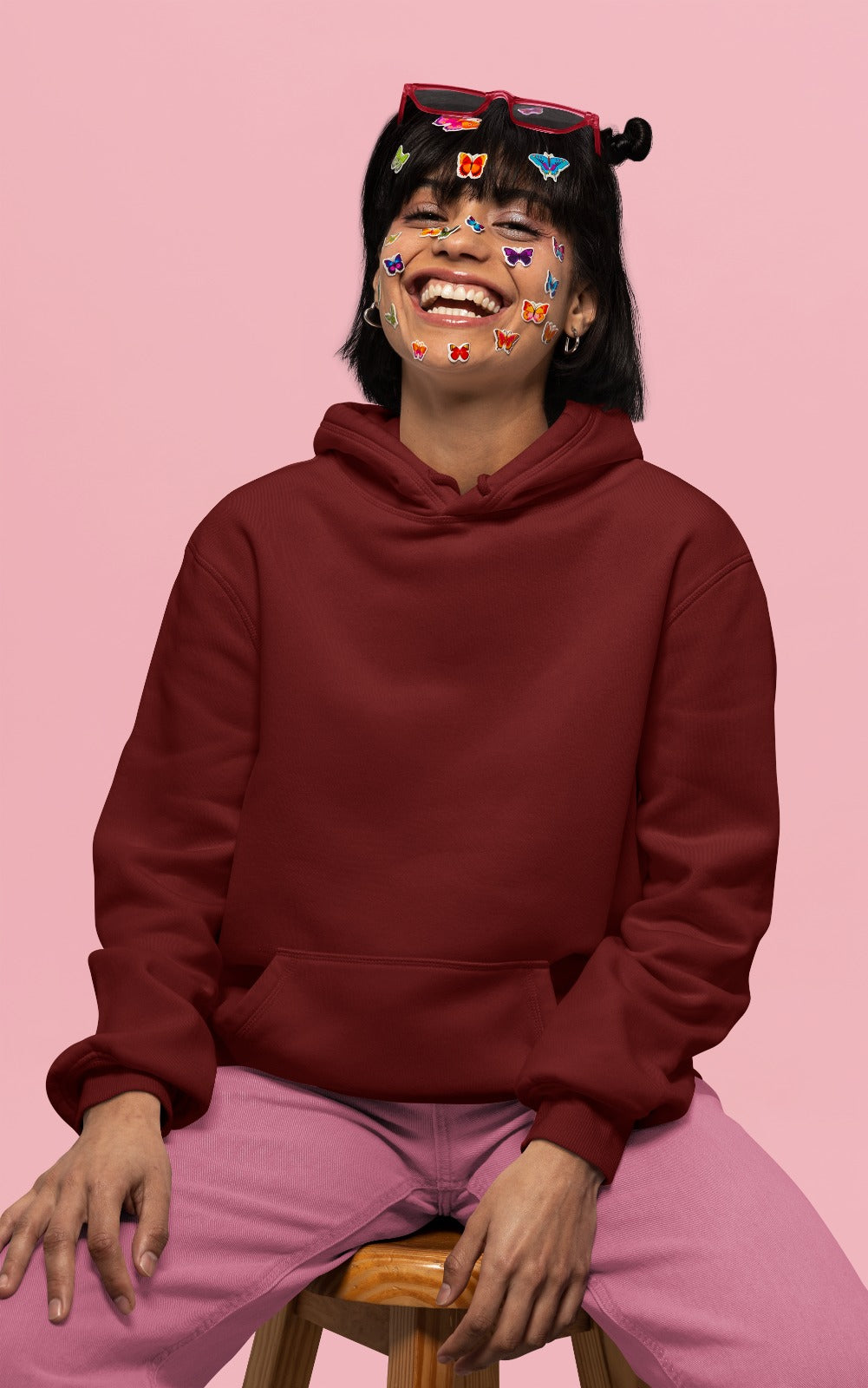 Maroon Hoodie || Essentials