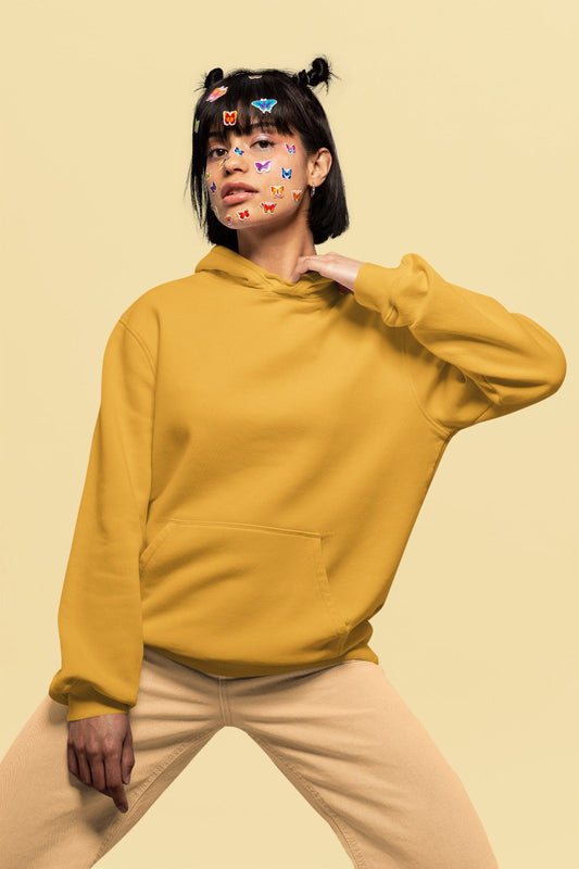 Mustard Yellow Hoodie || Essentials