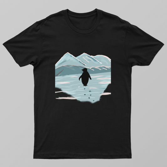 Viral Penguin design Tee by Hemapriya P