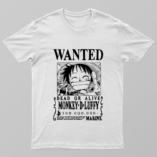 Wanted Luffy Bhai Tee by Pranav