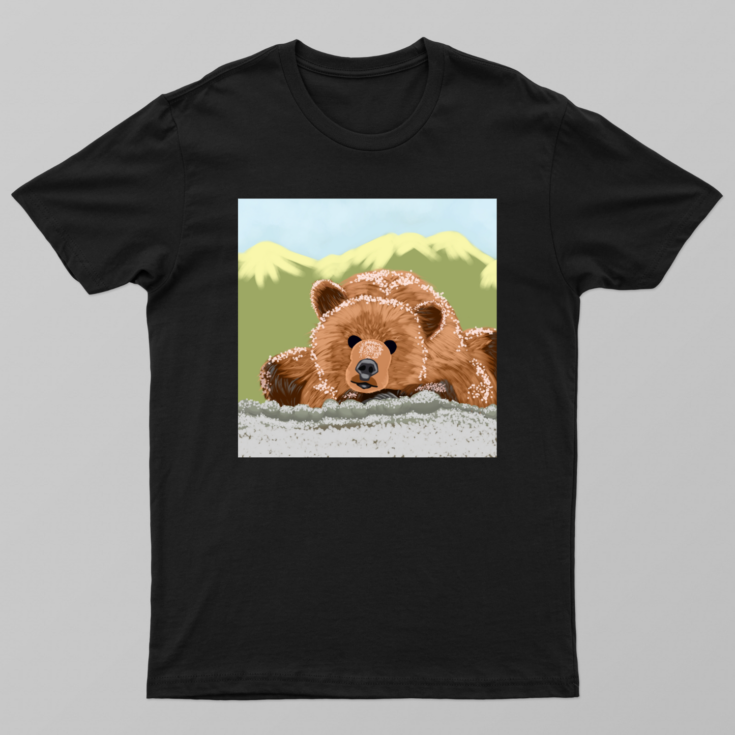 Snowy Bear Tee by Queenie Evilina 