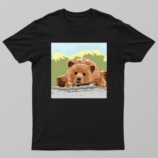 Snowy Bear Tee by Queenie Evilina 