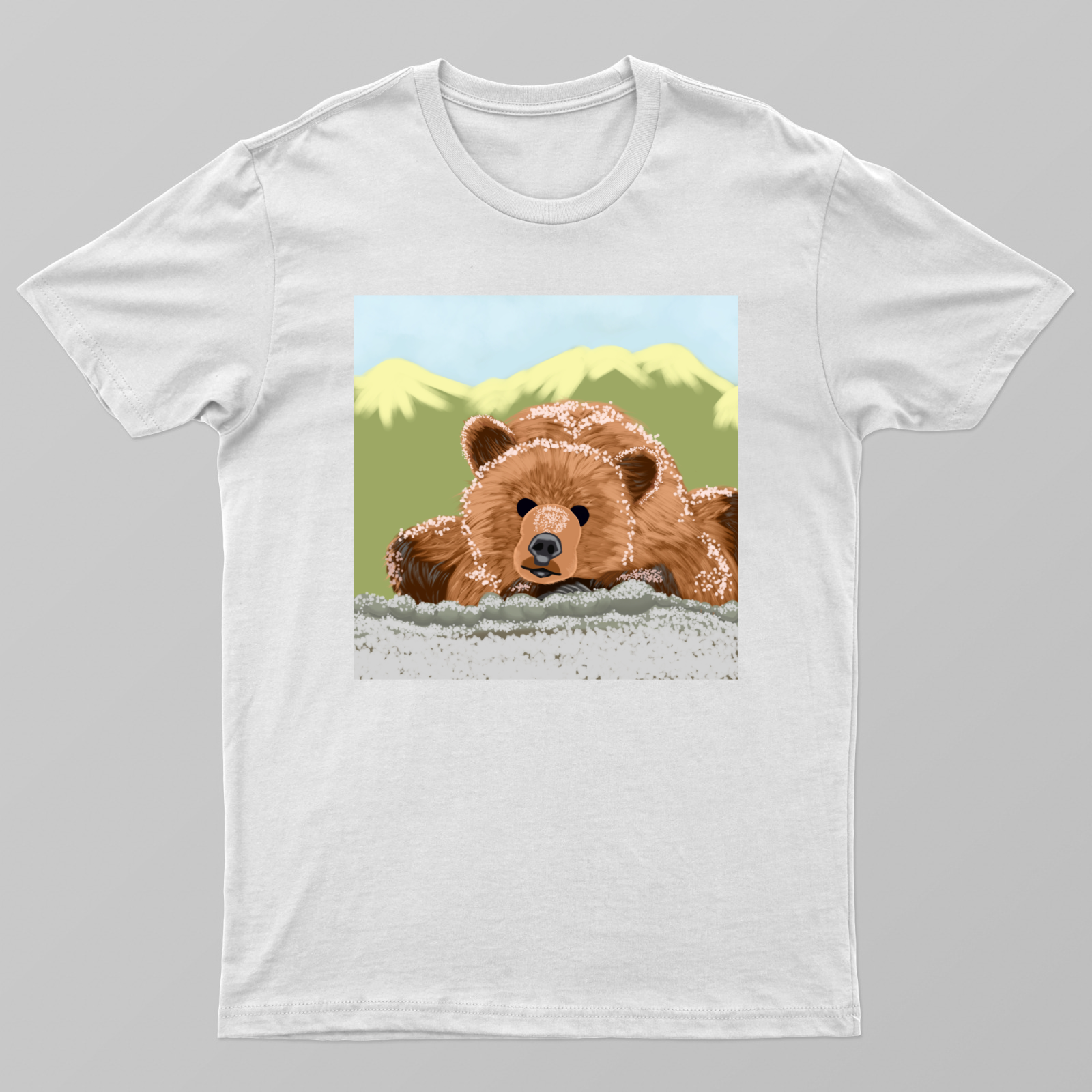 Snowy Bear Tee by Queenie Evilina 