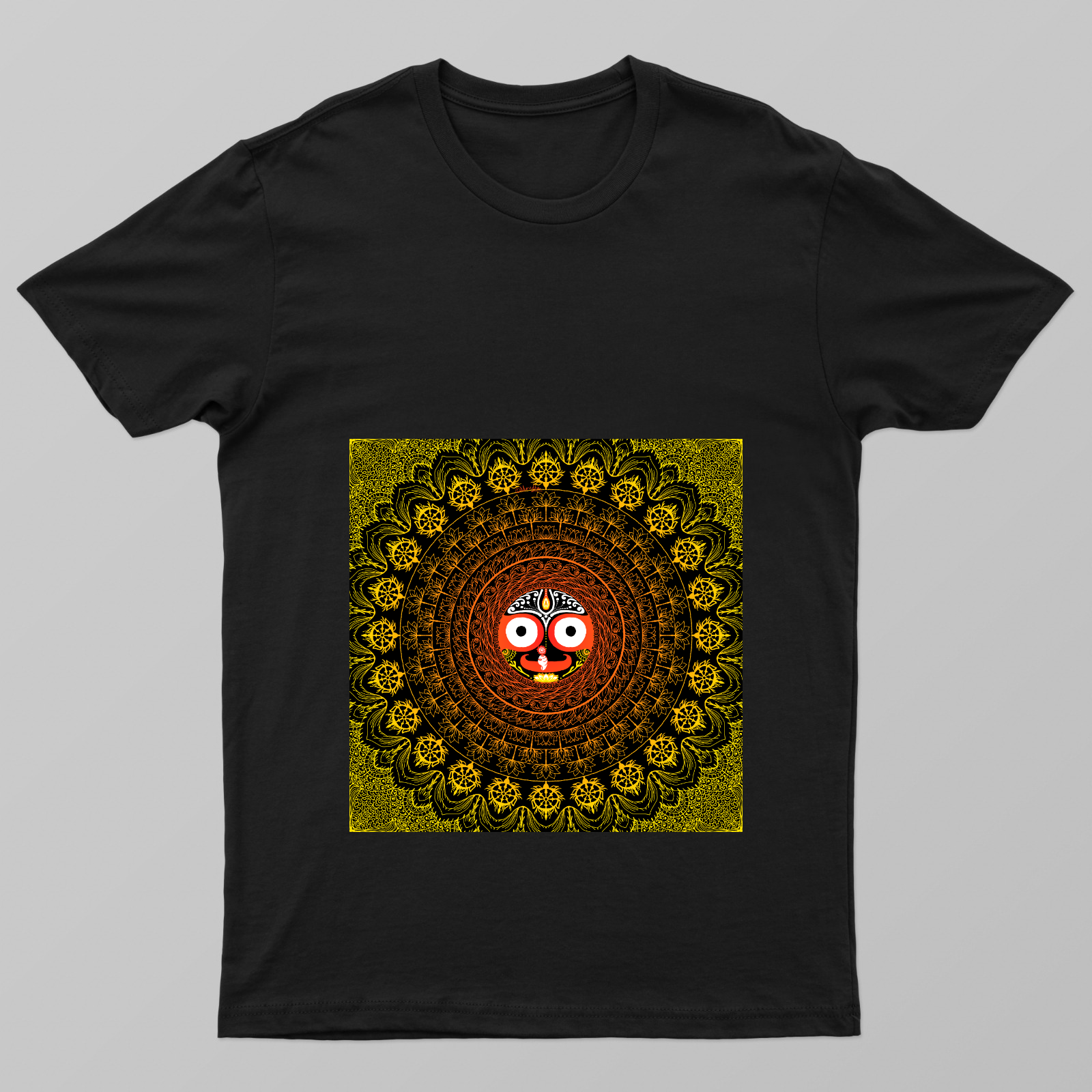 Shree Jagannath Mandala design t-shirt Tee by Shradha Suman Nayak 