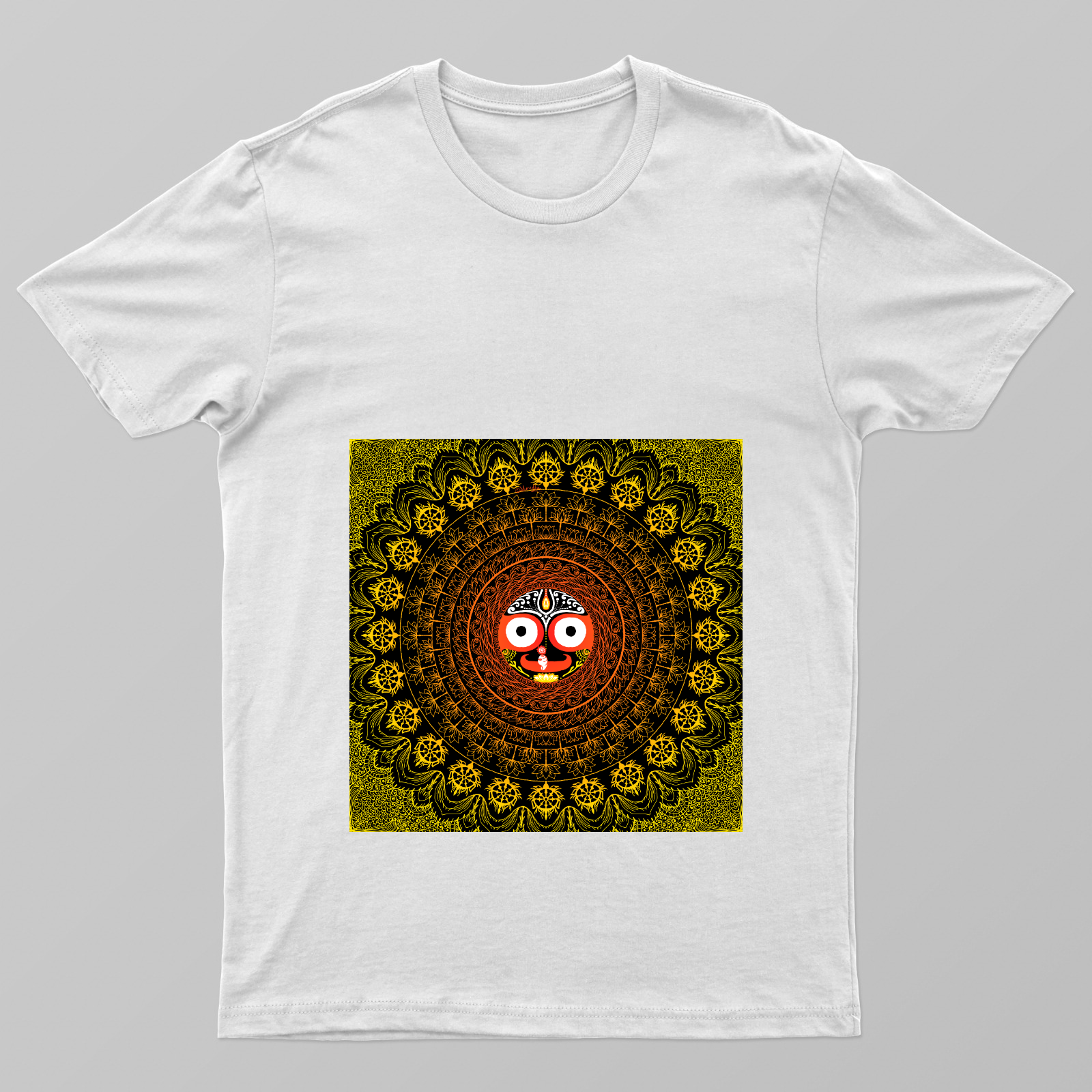 Shree Jagannath Mandala design t-shirt Tee by Shradha Suman Nayak 