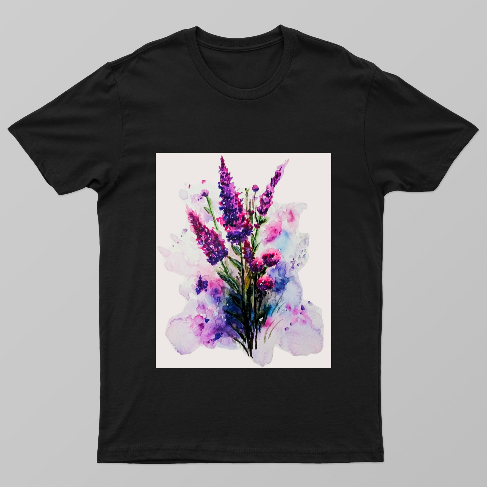 Purple aesthetic Tee by Tasrin Khan