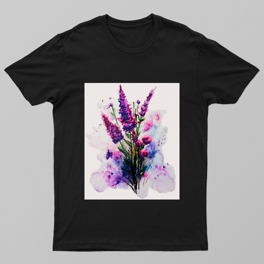 Purple aesthetic Tee by Tasrin Khan