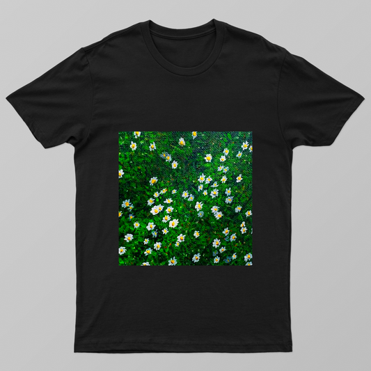 Field of white blossoms Tee by Tasrin Khan