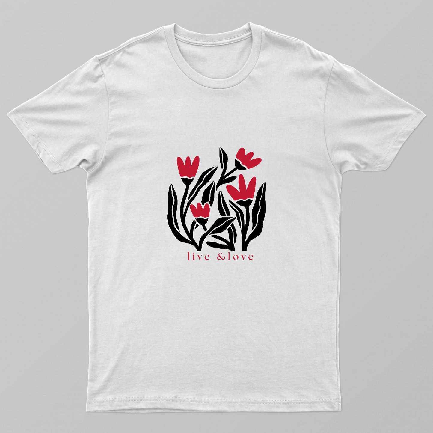 Live & love Tee by Suchismita Triya