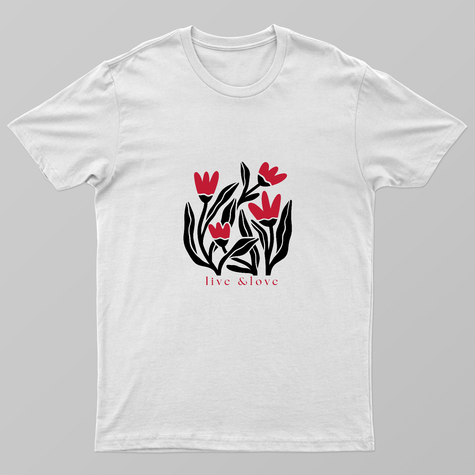 Live & love Tee by Suchismita Triya