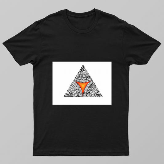 Mandala traingle Tee by Neha Jain
