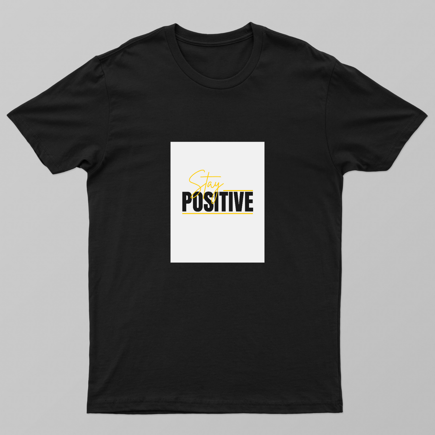 Modern stay positive Unisex T-shirt by DEEPAK BHARATI 