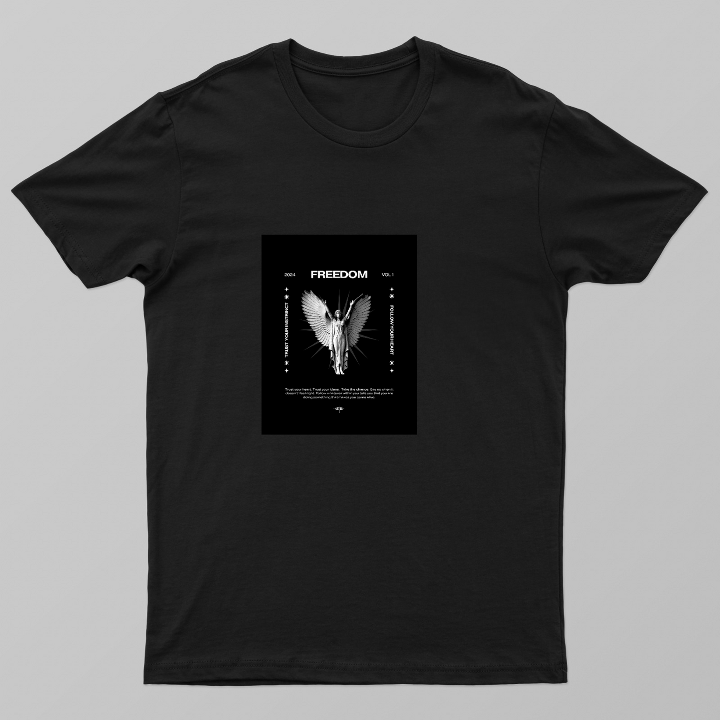 Black and white street wear Unisex T-shirt by DEEPAK BHARATI 