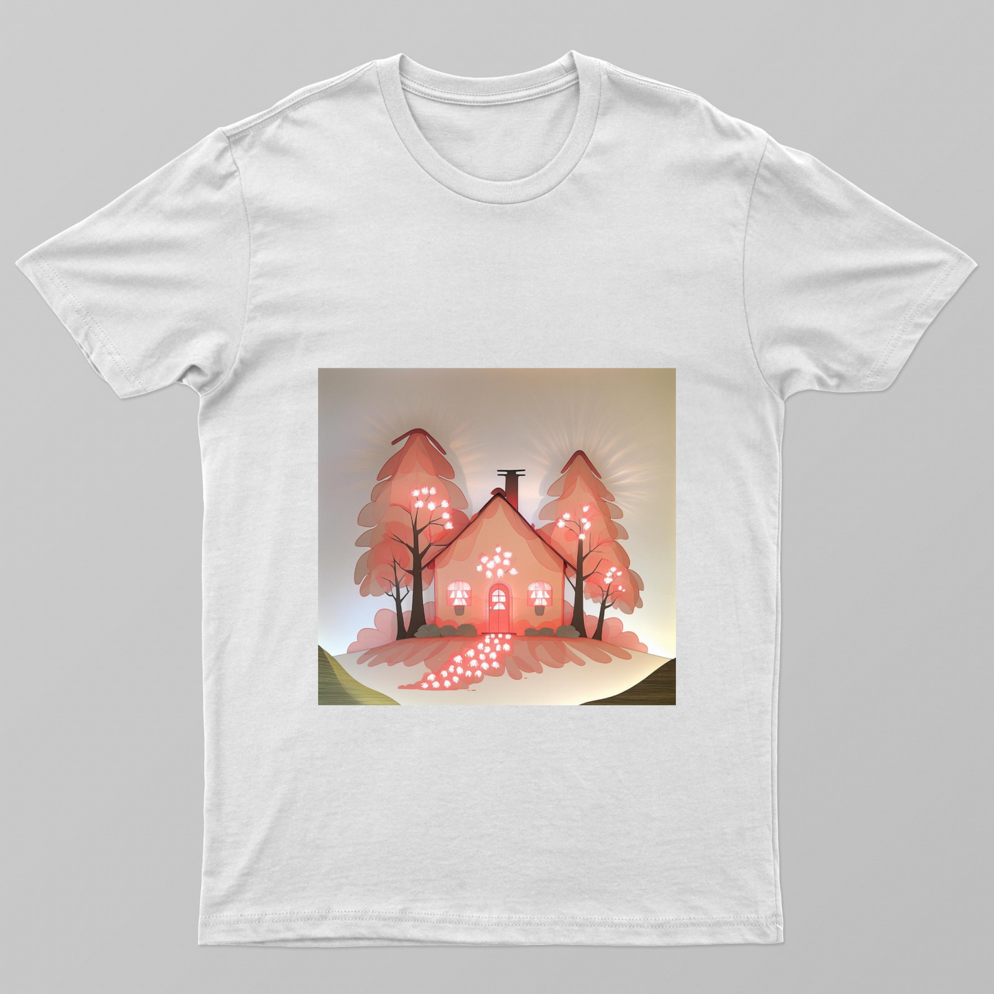 Minimal graphic tee Unisex T-shirt by Avantika Bose