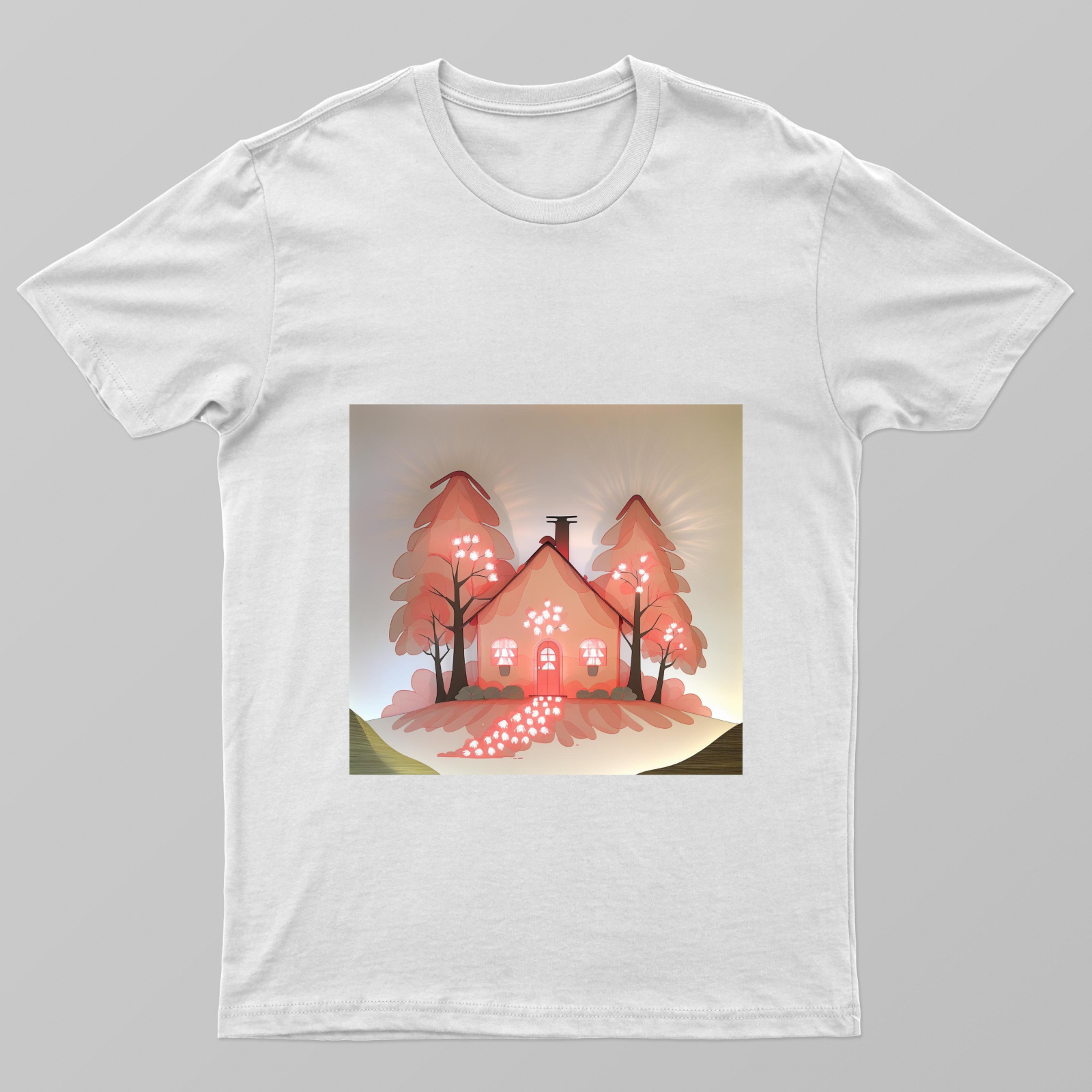Minimal graphic tee Unisex T-shirt by Avantika Bose