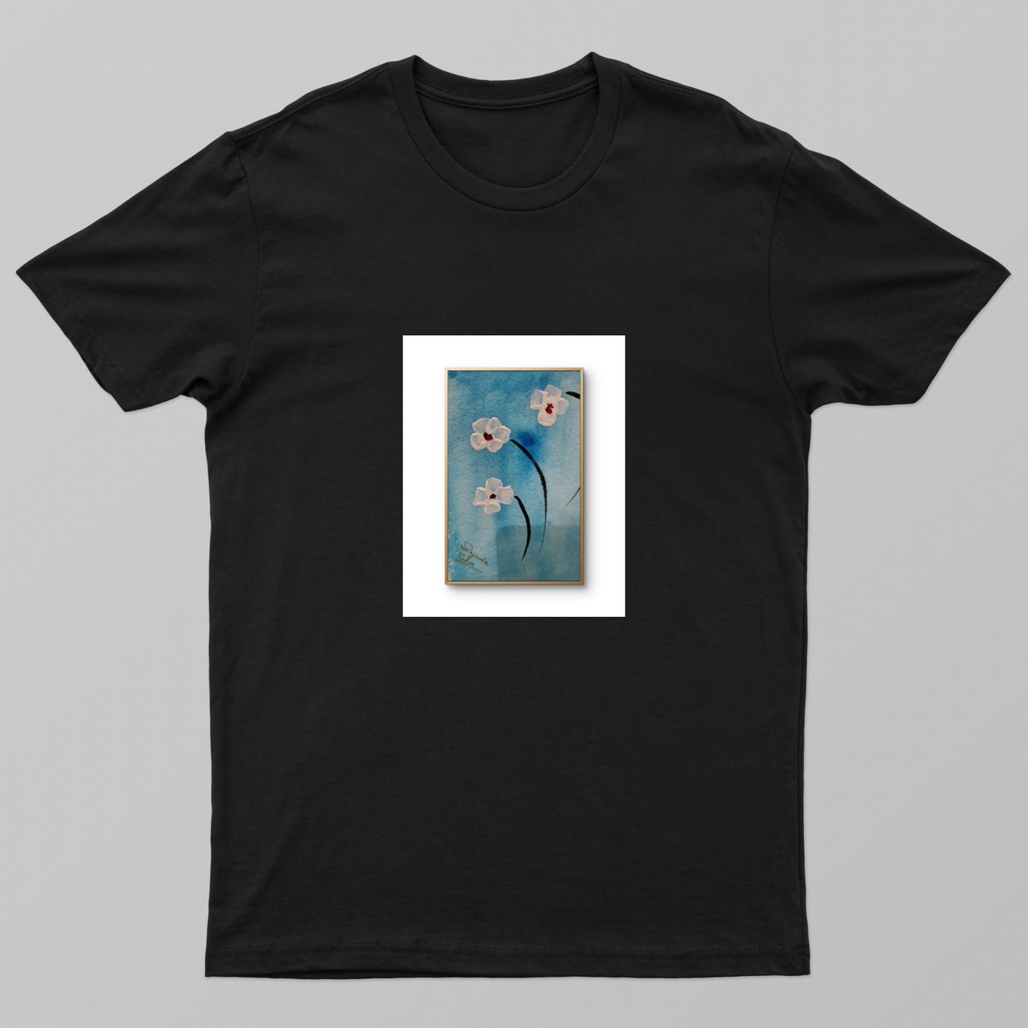Whispers in Blue Unisex T-shirt by Syeda Semim Zahan