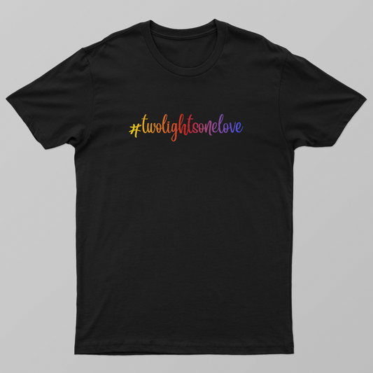 two lights one love Unisex T-shirt by Achintya Shankar
