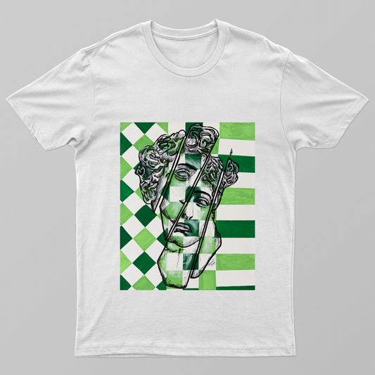 Rearrange and unlearn Unisex T-shirt by Nimrat Brar
