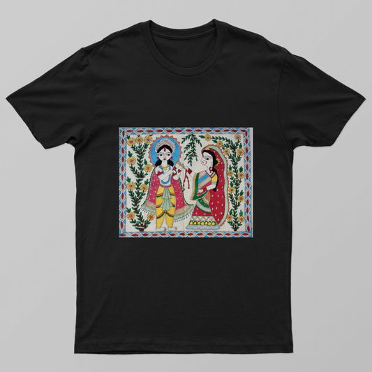 Spiritual krishna radha t-shirts Unisex T-shirt by Antara Verma