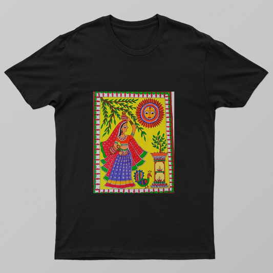 Village culture t-shirts Unisex T-shirt by Antara Verma