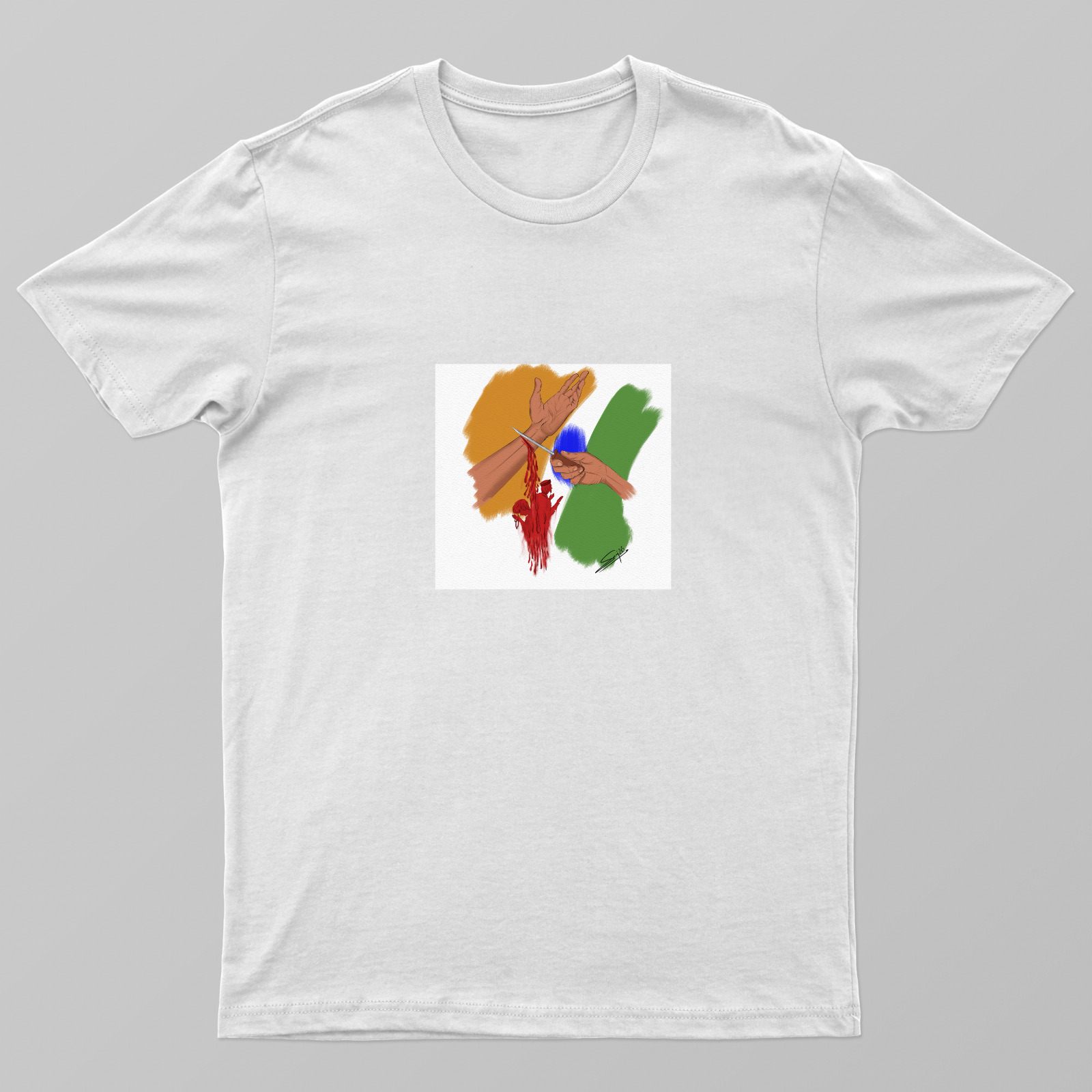 Nation above division, humanity above religionIndi Unisex T-shirt by Suraj Debnath
