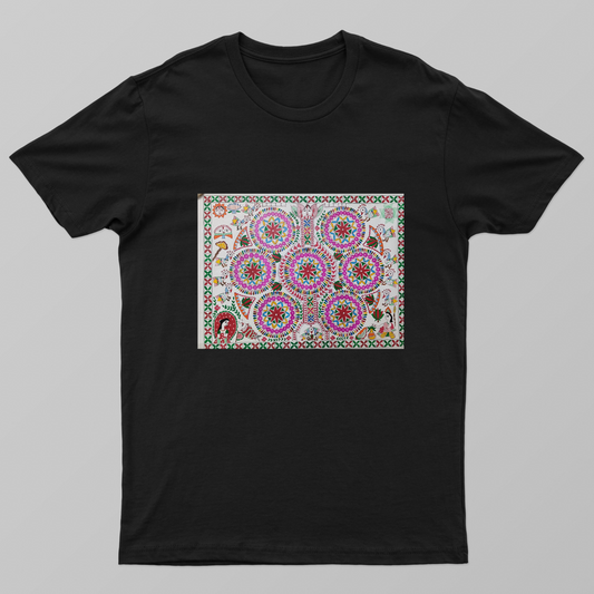 Traditional kohbar painting done t-shirts Unisex T-shirt by Antara Verma