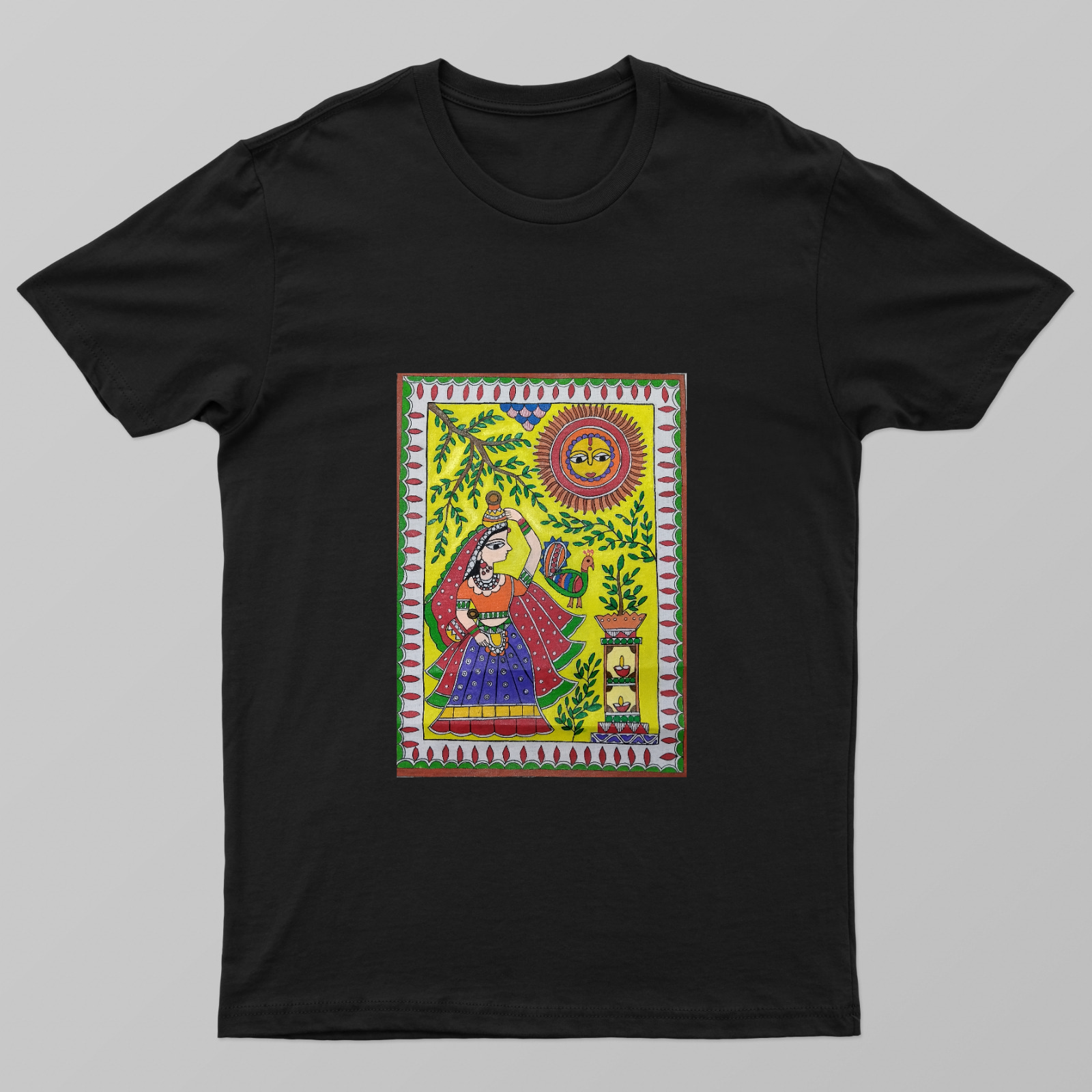 Traditional t-shirts showing rural culture Unisex T-shirt by Antara Verma