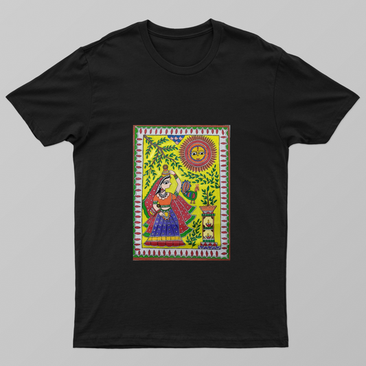 Traditional t-shirts showing rural culture Unisex T-shirt by Antara Verma