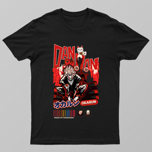Okarun Dandadan Design Unisex T-shirt by Harjeet Singh Channa