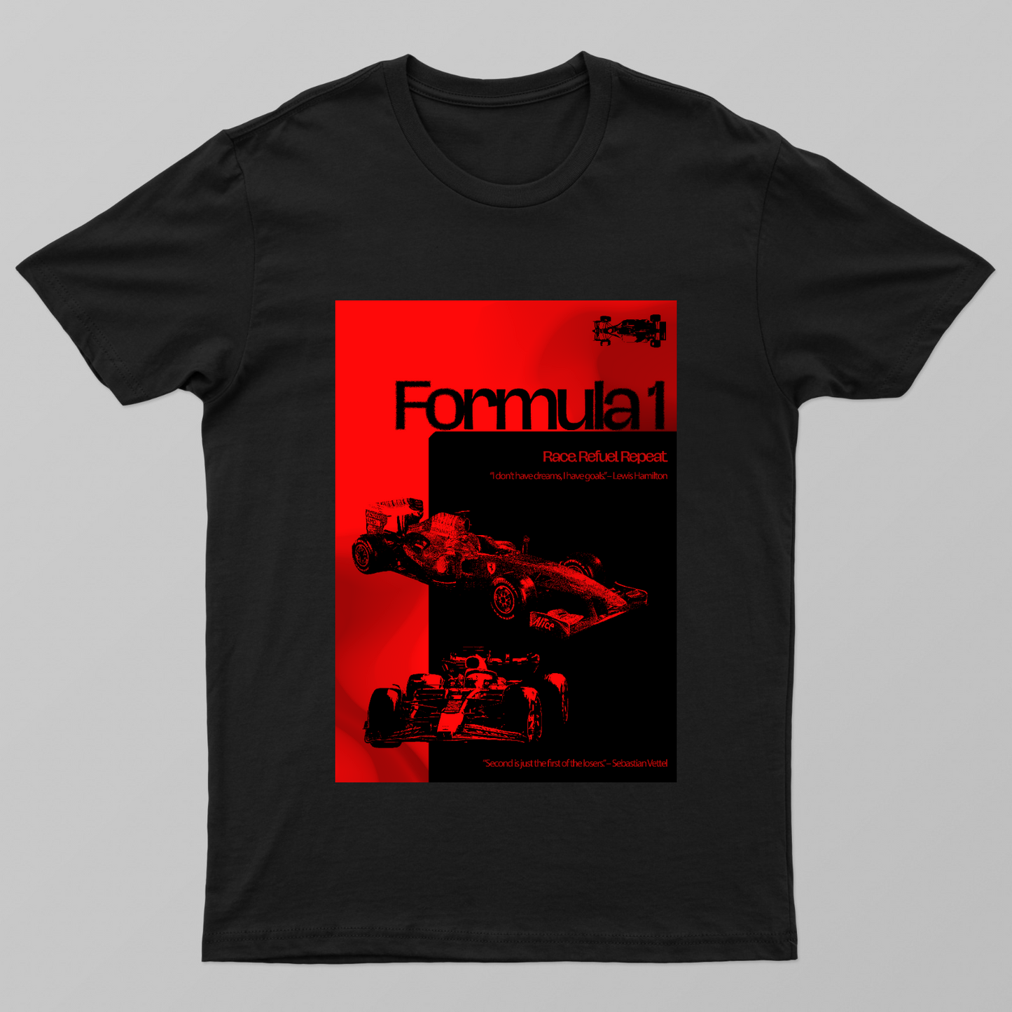 F1 racing design Unisex T-shirt by Pranjal Turang