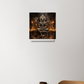 Lord Shiva Acrylic Square Poster by Arijit Bokshi