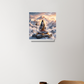 Lord Shiva Acrylic Square Poster by Arijit Bokshi