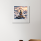 Lord Shiva Acrylic Square Poster by Arijit Bokshi