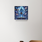 Lord Shiva Acrylic Square Poster by Arijit Bokshi