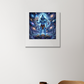 Lord Shiva Acrylic Square Poster by Arijit Bokshi