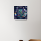 Lord Shiva Acrylic Square Poster by Arijit Bokshi