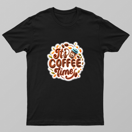 It's coffee time Unisex T-shirt by somnath sahu